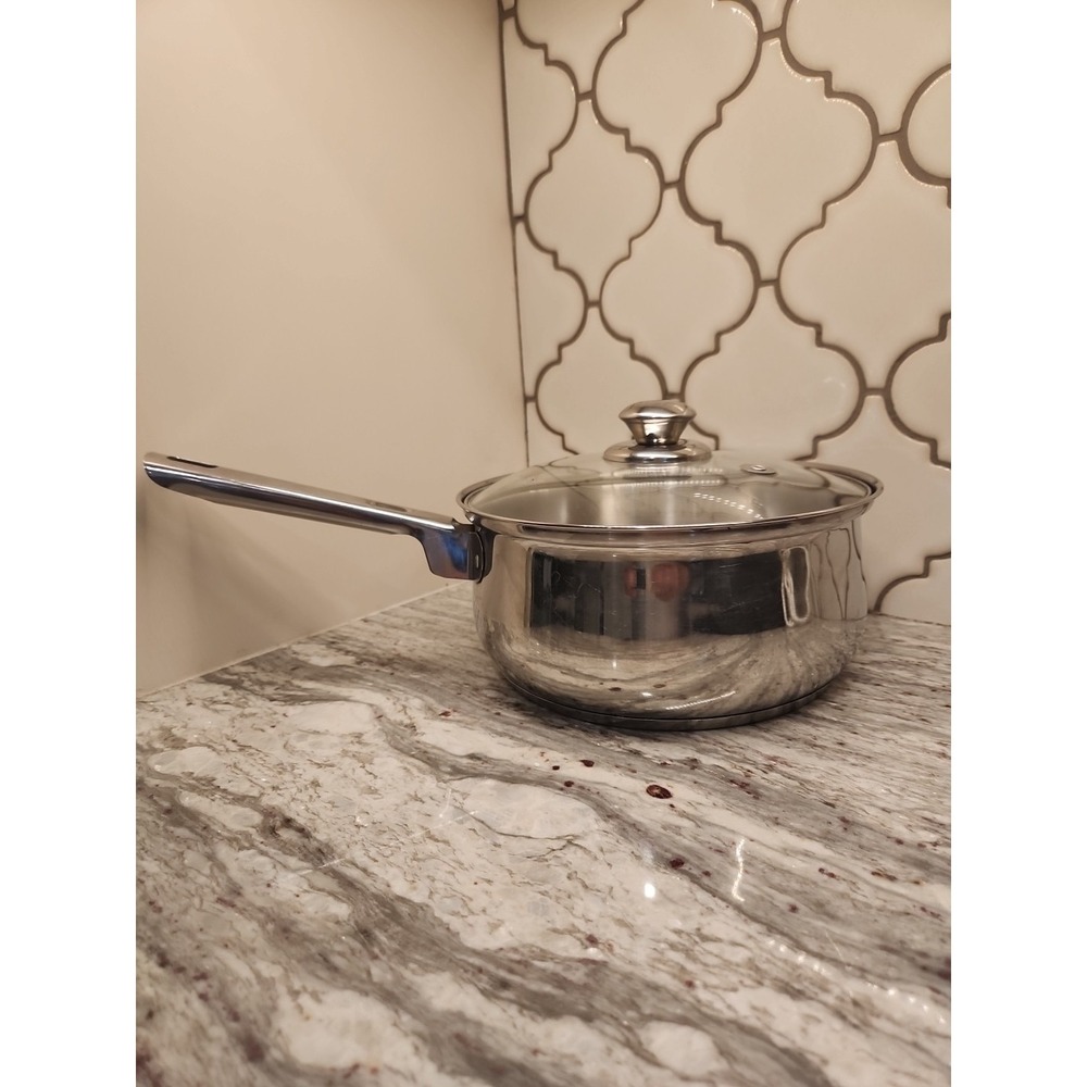 Heuck Classics 2 Quart Stainless Steel Saucepan w/Stainless Lid
